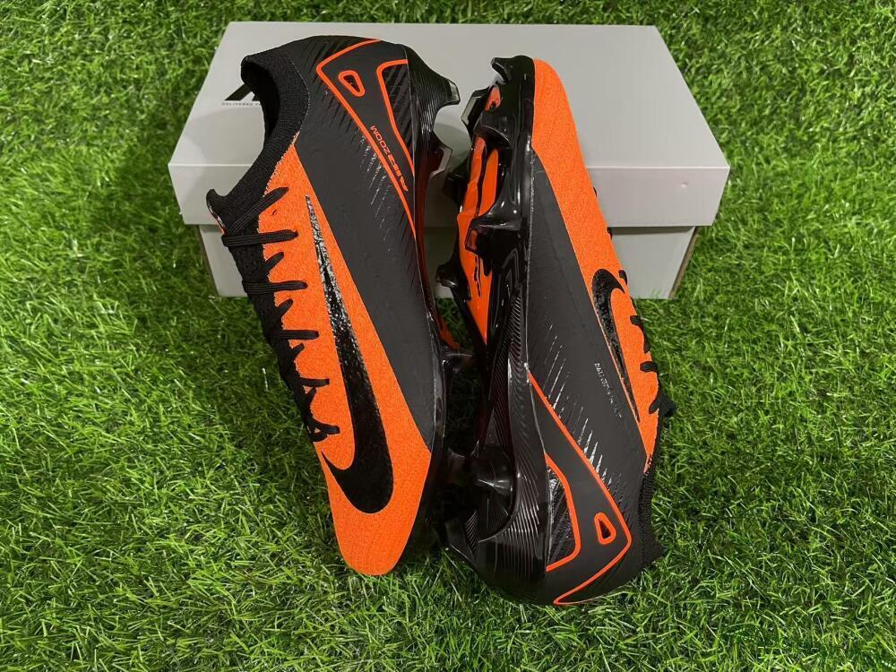 Nike Air Zoom Mercurial Vapor 16 Elite FG Firm Ground Soccer Cleats - Orange/Black