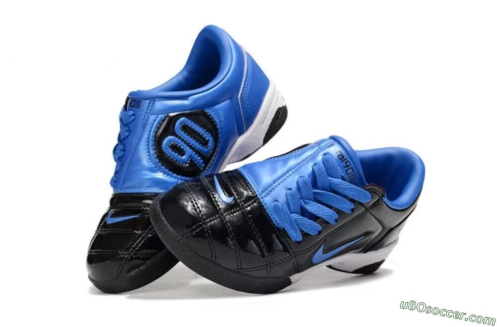 Nike Total 90 III IC Indoor & Futsal Soccer Shoes - Black/Blue/White 3