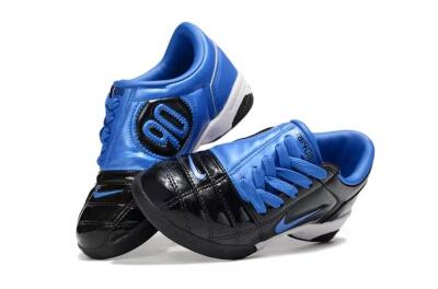 Nike Total 90 III IC Indoor & Futsal Soccer Shoes - Black/Blue/White