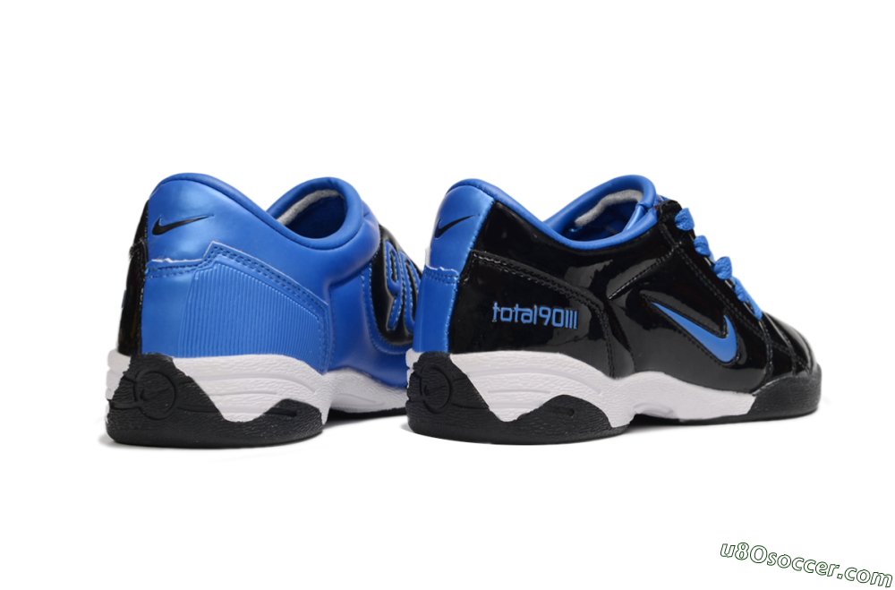 Nike Total 90 III IC Indoor & Futsal Soccer Shoes - Black/Blue/White 7