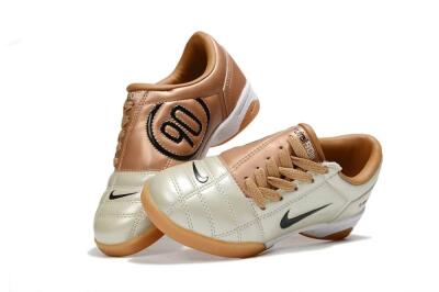 Nike Total 90 III IC Indoor & Futsal Soccer Shoes - Beige/Black/White