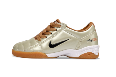Nike Total 90 III IC Indoor & Futsal Soccer Shoes - Beige/Black/White