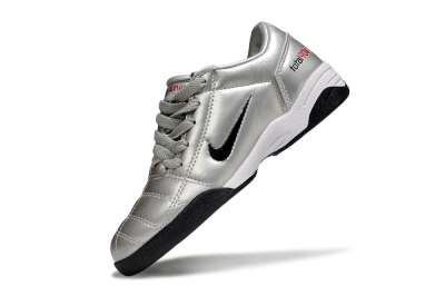 Nike Total 90 III IC Indoor & Futsal Soccer Shoes - Silver/Black/White