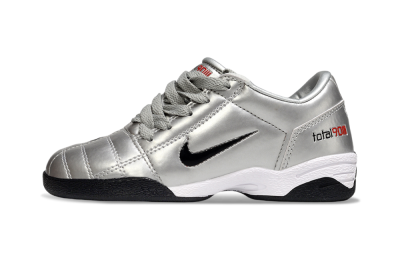 Nike Total 90 III IC Indoor & Futsal Soccer Shoes - Silver/Black/White