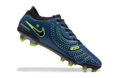 Nike Tiempo Legend 10 Elite FG Firm Ground Soccer Cleats - Blue/Black/Yellow