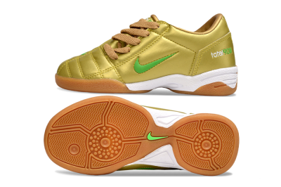 Nike Total 90 III IC Indoor & Futsal Soccer Shoes - Gold/Yellow/White