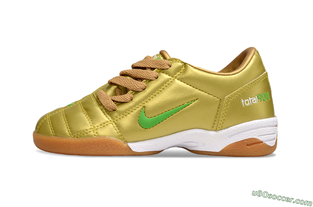 Nike Total 90 III IC Indoor & Futsal Soccer Shoes - Gold/Yellow/White 2