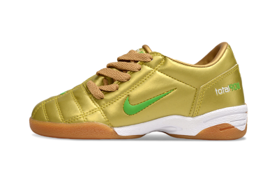 Nike Total 90 III IC Indoor & Futsal Soccer Shoes - Gold/Yellow/White