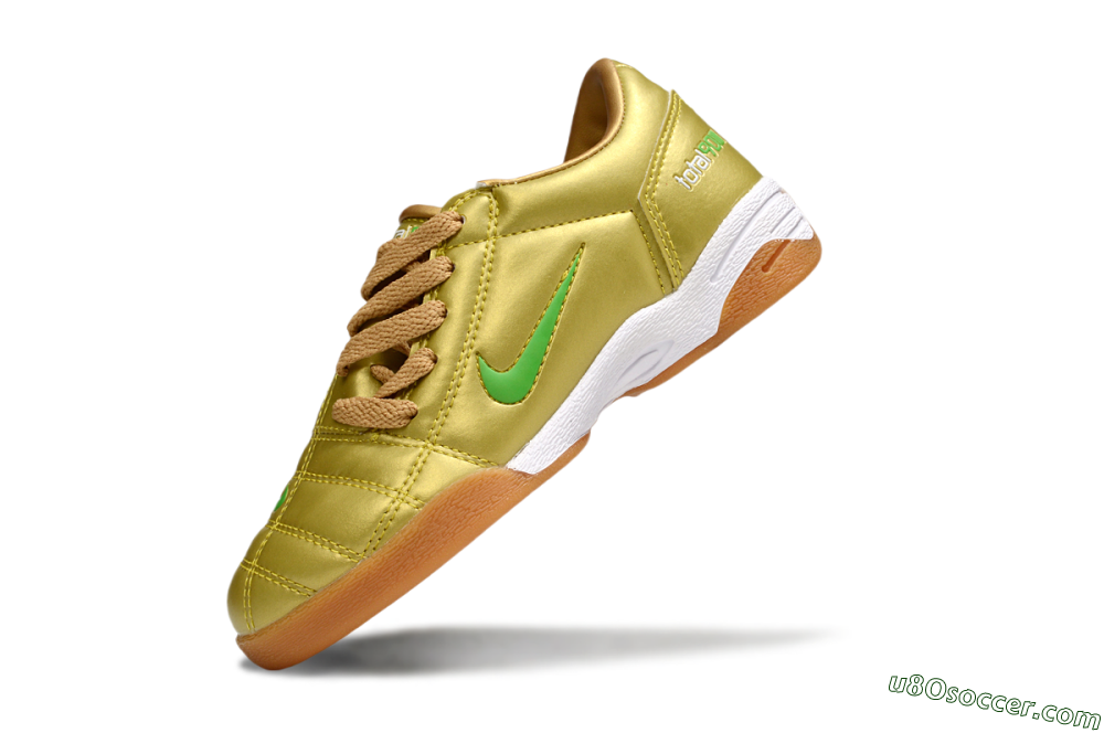 Nike Total 90 III IC Indoor & Futsal Soccer Shoes - Gold/Yellow/White 5
