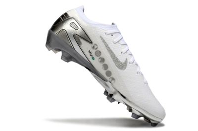 Nike Air Zoom Mercurial Vapor 16 Elite FG Firm Ground Soccer Cleats - White/Silver/Grey