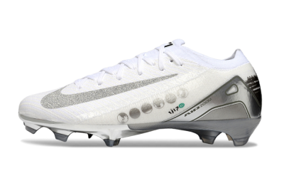 Nike Air Zoom Mercurial Vapor 16 Elite FG Firm Ground Soccer Cleats - White/Silver/Grey