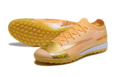 Nike Air Zoom Mercurial Vapor 16 Elite TF Artificial Turf Soccer Shoes - Yellow/Gold/White