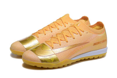 Nike Air Zoom Mercurial Vapor 16 Elite TF Artificial Turf Soccer Shoes - Yellow/Gold/White