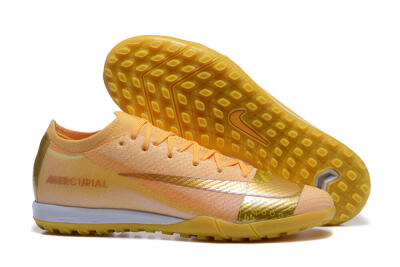 Nike Air Zoom Mercurial Vapor 16 Elite TF Artificial Turf Soccer Shoes - Yellow/Gold/White