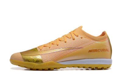Nike Air Zoom Mercurial Vapor 16 Elite TF Artificial Turf Soccer Shoes - Yellow/Gold/White