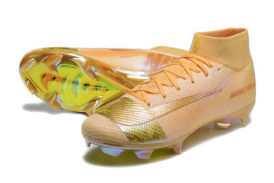 Nike Air Zoom Mercurial Superfly 10 Elite FG Firm Ground Soccer Cleats - Yellow/Gold/White