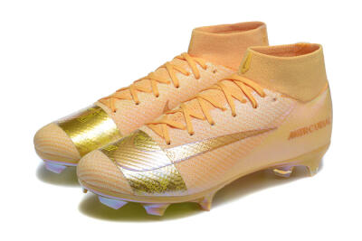 Nike Air Zoom Mercurial Superfly 10 Elite FG Firm Ground Soccer Cleats - Yellow/Gold/White
