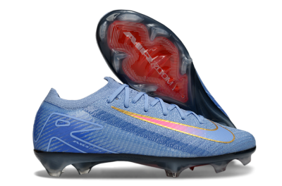 Nike Air Zoom Mercurial Vapor 16 Elite FG Firm Ground Soccer Cleats - Blue/Pink/Gold