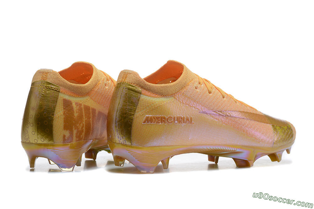 Nike Air Zoom Mercurial Vapor 16 Elite FG Firm Ground Soccer Cleats - Yellow/Gold/White 9