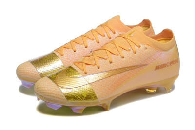 Nike Air Zoom Mercurial Vapor 16 Elite FG Firm Ground Soccer Cleats - Yellow/Gold/White