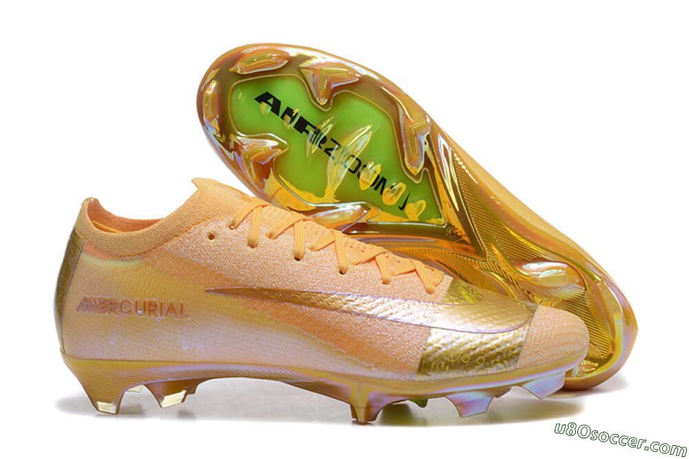 Nike Air Zoom Mercurial Vapor 16 Elite FG Firm Ground Soccer Cleats - Yellow/Gold/White 1