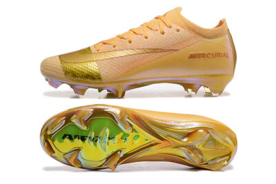 Nike Air Zoom Mercurial Vapor 16 Elite FG Firm Ground Soccer Cleats - Yellow/Gold/White