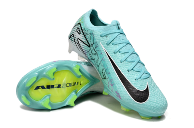 Nike Air Zoom Mercurial Vapor 16 Elite FG Firm Ground Soccer Cleats - Blue/White/Black