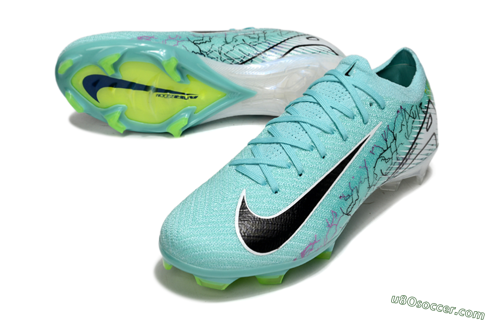 Nike Air Zoom Mercurial Vapor 16 Elite FG Firm Ground Soccer Cleats - Blue/White/Black 3