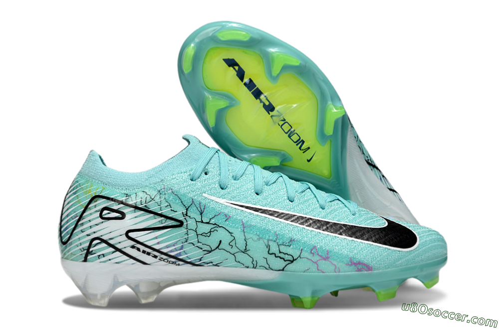 Nike Air Zoom Mercurial Vapor 16 Elite FG Firm Ground Soccer Cleats - Blue/White/Black 1