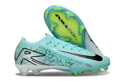 Nike Air Zoom Mercurial Vapor 16 Elite FG Firm Ground Soccer Cleats - Blue/White/Black