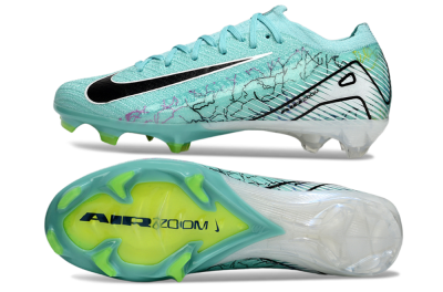 Nike Air Zoom Mercurial Vapor 16 Elite FG Firm Ground Soccer Cleats - Blue/White/Black