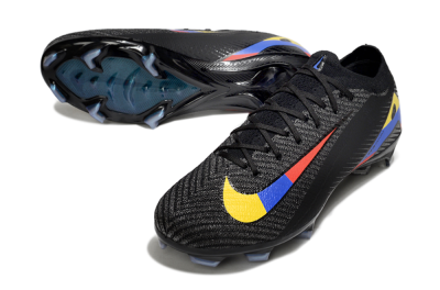Nike Air Zoom Mercurial Vapor 16 Elite FG Firm Ground Soccer Cleats - Black/Yellow/Blue/Red