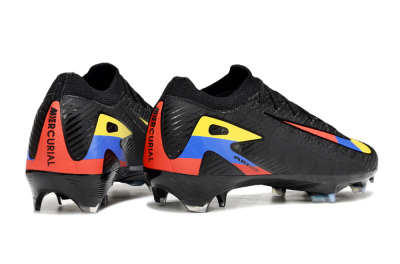 Nike Air Zoom Mercurial Vapor 16 Elite FG Firm Ground Soccer Cleats - Black/Yellow/Blue/Red