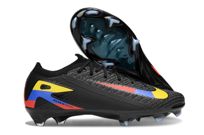 Nike Air Zoom Mercurial Vapor 16 Elite FG Firm Ground Soccer Cleats - Black/Yellow/Blue/Red