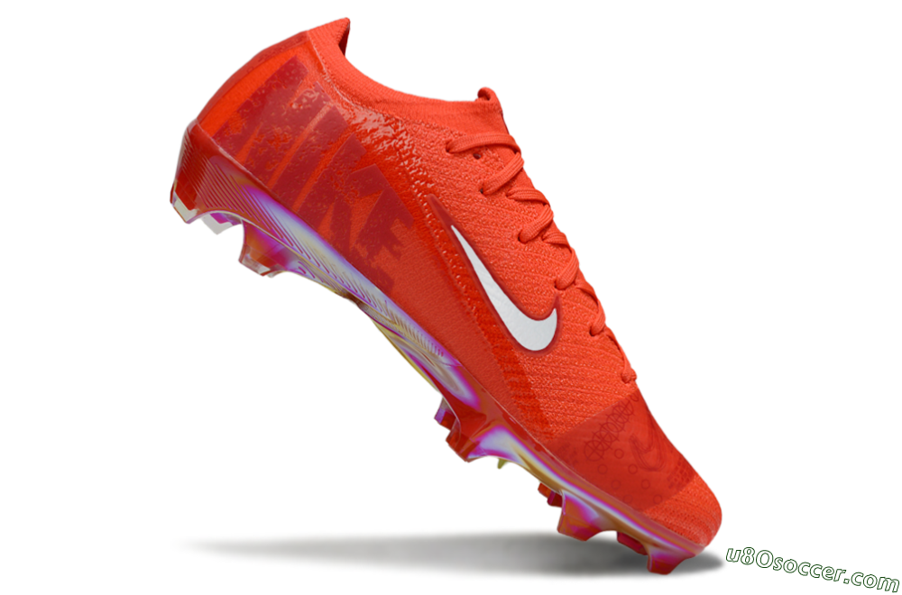 Nike Air Zoom Mercurial Vapor 16 Elite FG Firm Ground Soccer Cleats - Red/White 5