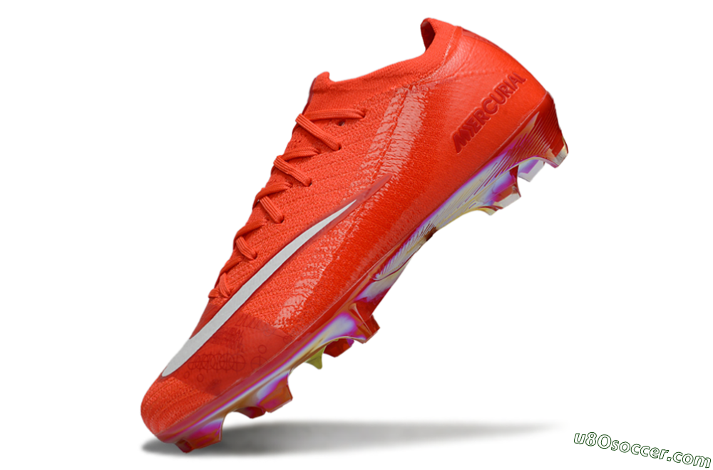 Nike Air Zoom Mercurial Vapor 16 Elite FG Firm Ground Soccer Cleats - Red/White 6