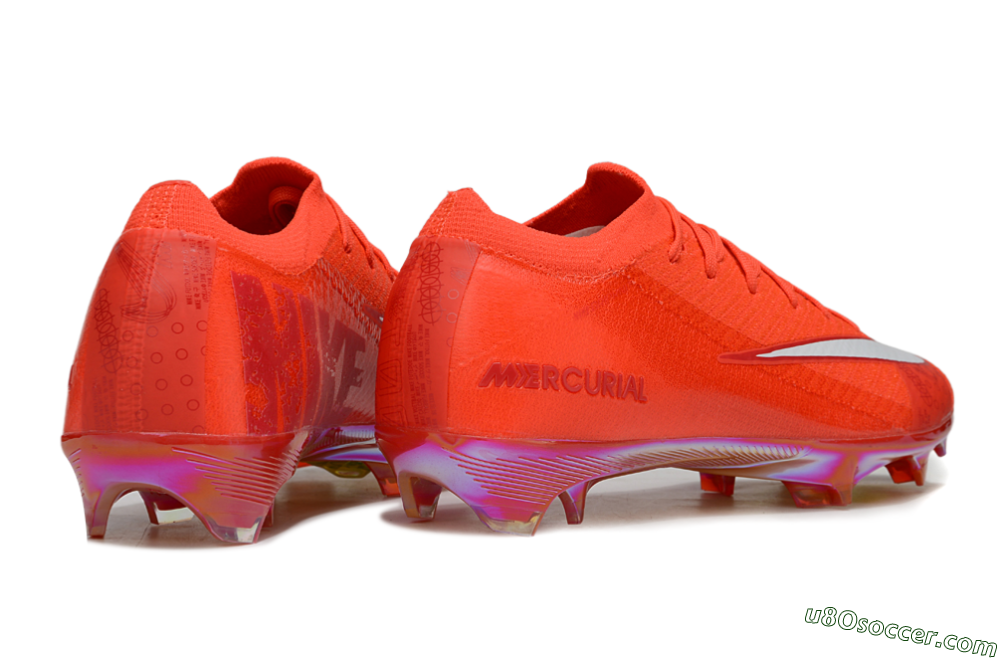 Nike Air Zoom Mercurial Vapor 16 Elite FG Firm Ground Soccer Cleats - Red/White 7