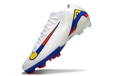 Nike Air Zoom Mercurial Vapor 16 Elite FG Firm Ground Soccer Cleats - White/Yellow/Blue/Red