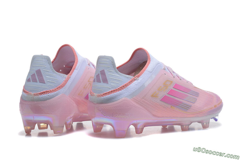 Adidas F50 Elite FG Firm Ground Soccer Cleats - Pink/Purple/White 5