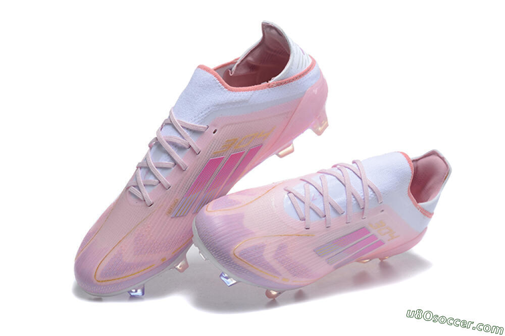Adidas F50 Elite FG Firm Ground Soccer Cleats - Pink/Purple/White 3