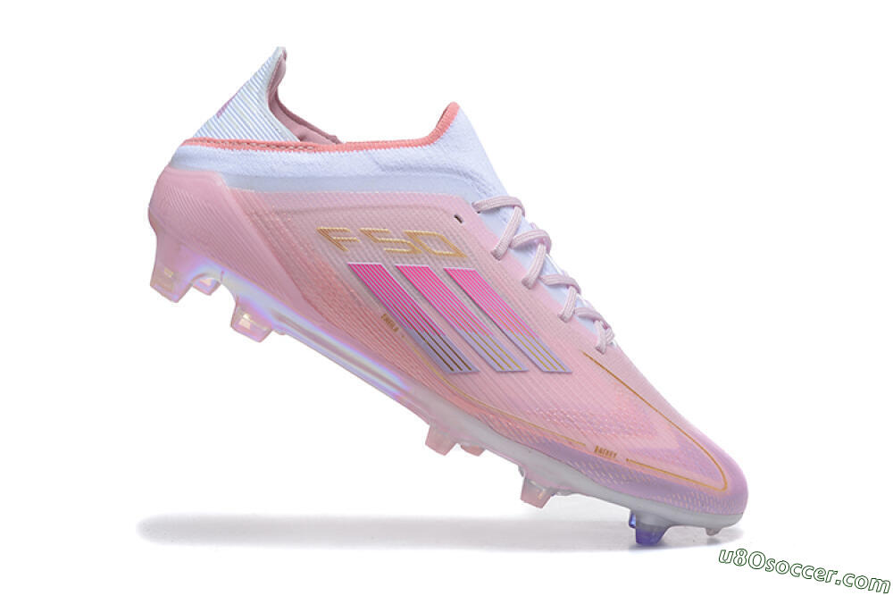 Adidas F50 Elite FG Firm Ground Soccer Cleats - Pink/Purple/White 4