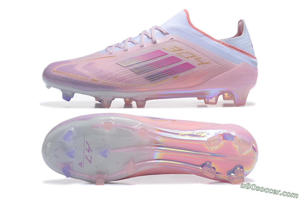Adidas F50 Elite FG Firm Ground Soccer Cleats - Pink/Purple/White 0