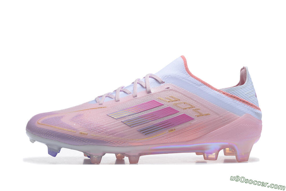 Adidas F50 Elite FG Firm Ground Soccer Cleats - Pink/Purple/White 2