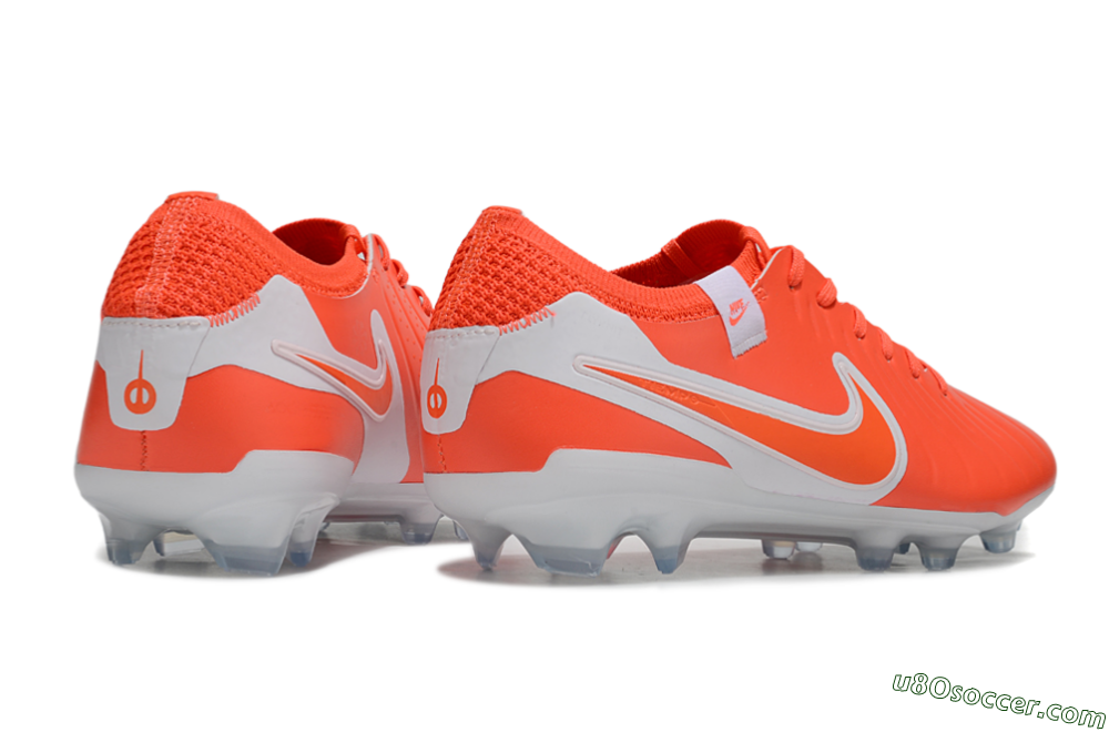 Nike Tiempo Legend 10 Elite FG Firm Ground Soccer Cleats - Red/White 7