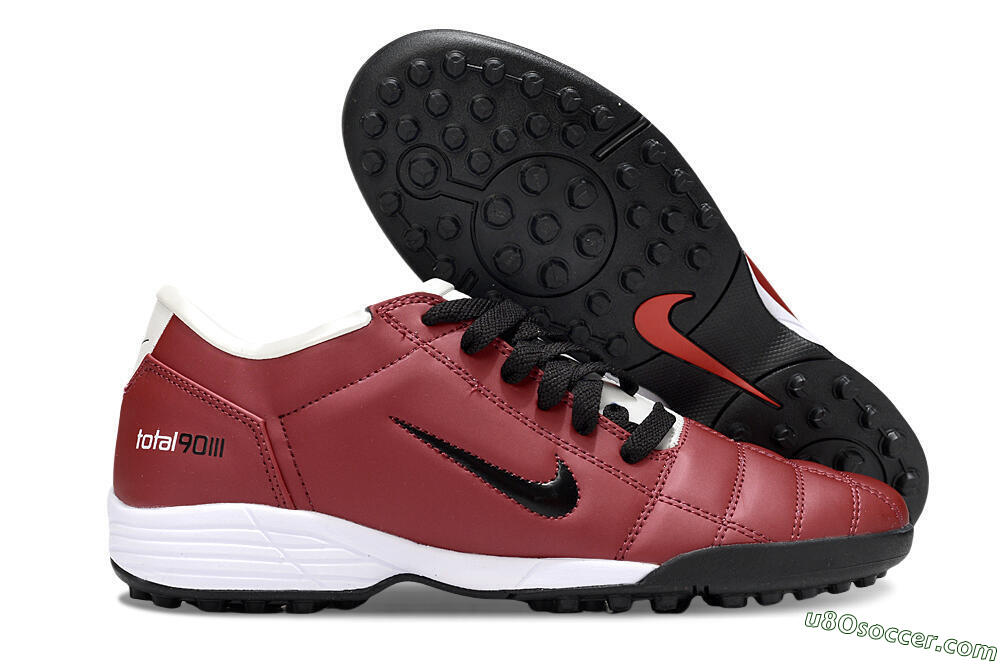 Nike Total 90 III TF Artificial Turf Soccer Shoes - Red/Black/White 1