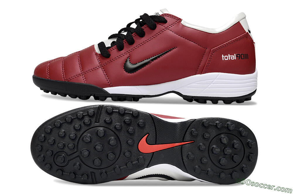 Nike Total 90 III TF Artificial Turf Soccer Shoes - Red/Black/White 0