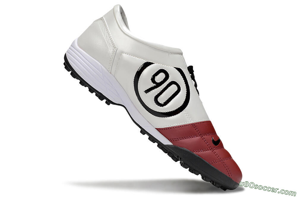 Nike Total 90 III TF Artificial Turf Soccer Shoes - Red/Black/White 4