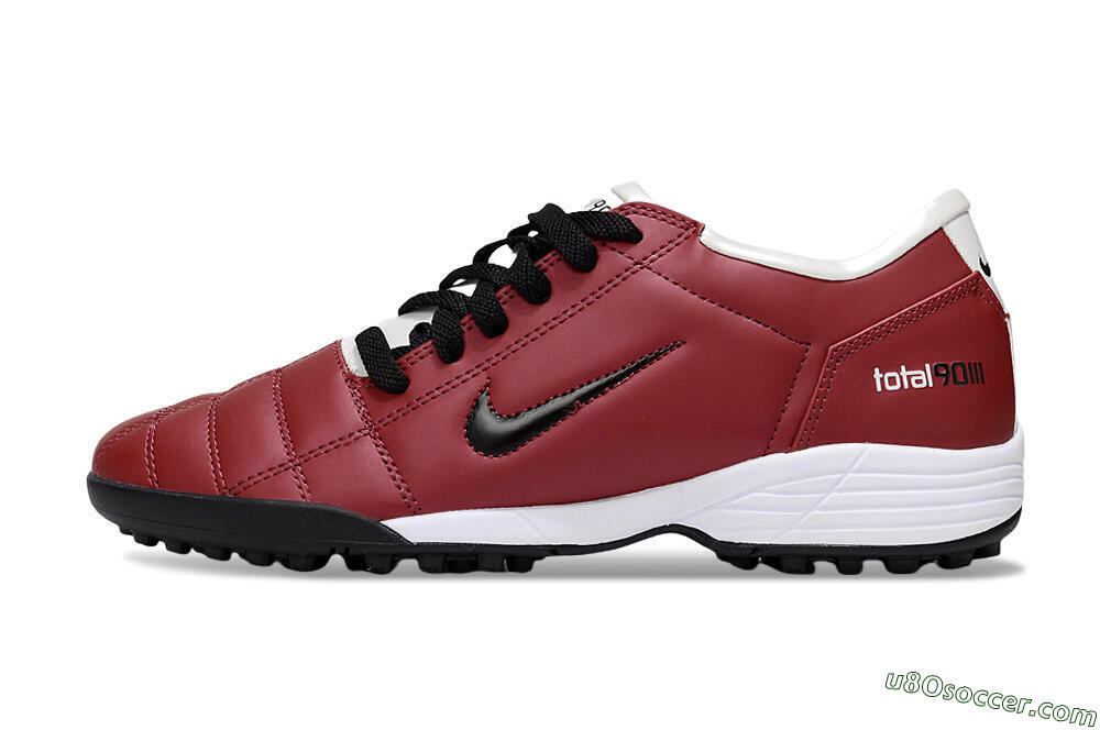 Nike Total 90 III TF Artificial Turf Soccer Shoes - Red/Black/White 2