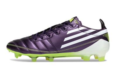 Adidas F50 Elite FG Firm Ground Soccer Cleats - Purple/White/Yellow