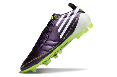 Adidas F50 Elite FG Firm Ground Soccer Cleats - Purple/White/Yellow